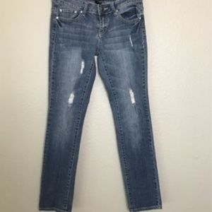 Earl Jeans  Distroyed Embellished Skinny Jeans